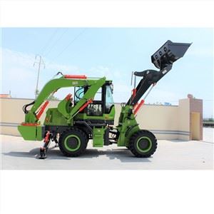 Pemuat Backhoe Beroda