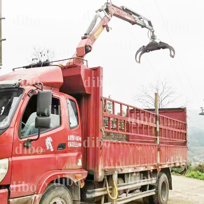 commercial truck mounted crane with telescopic beam